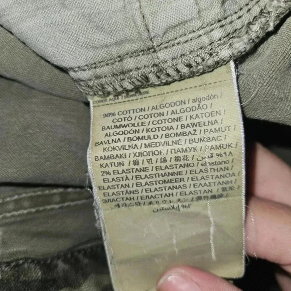 Mango Denim camo cargo pant size 28 - Picture 6 of 6